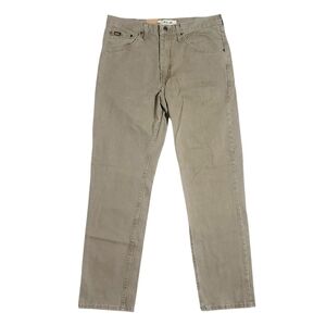 Lee Mens Regular Fit Straight Leg Jeans NON STRETCH Tarmac Brown 34x32 NWT